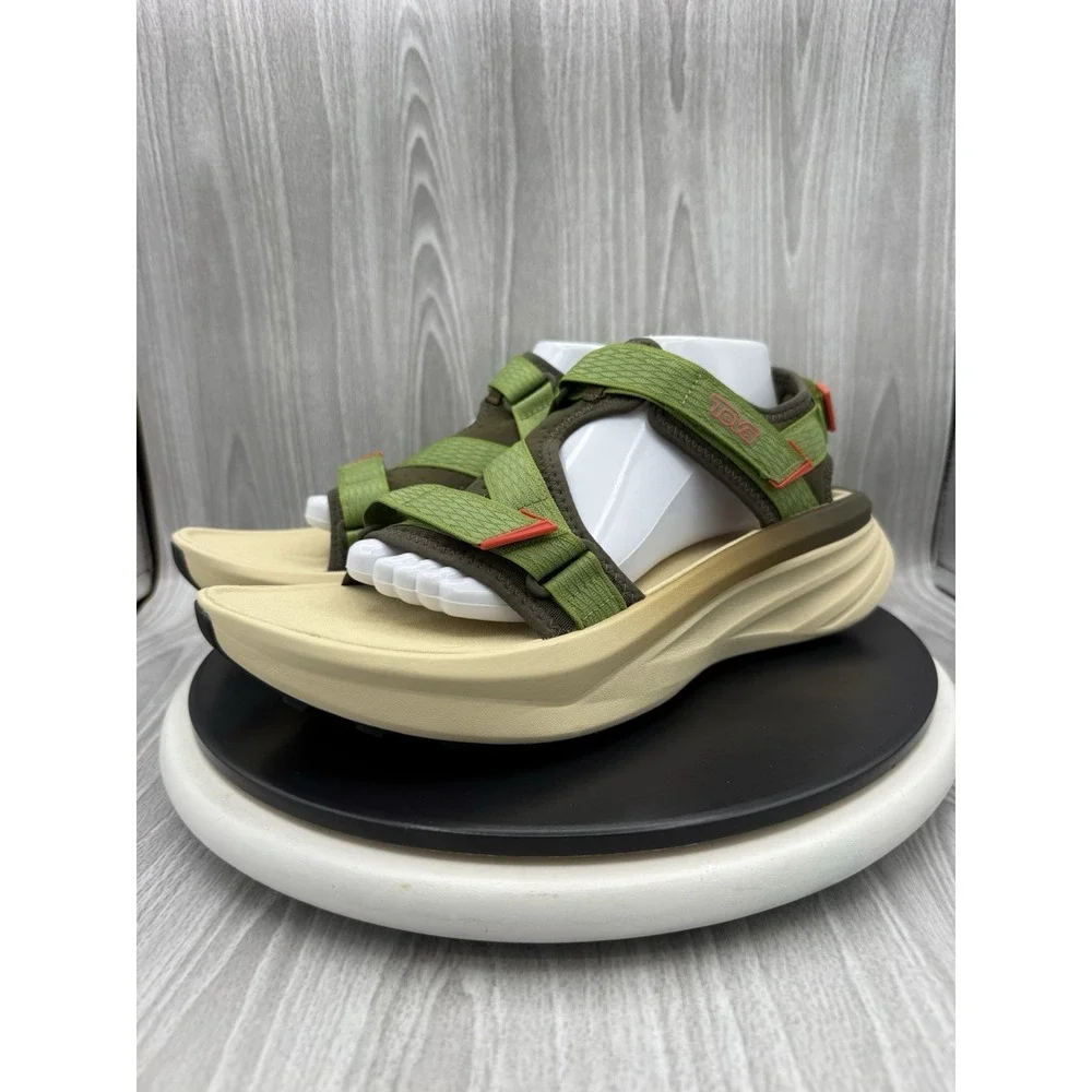 Teva Aventrail R2T Mens Size 11 Dark Olive Peridot Trail Running Hiking Sandals